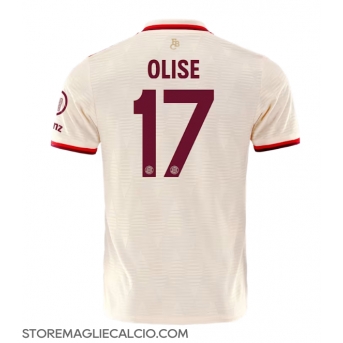 Bayern Munich Michael Olise #17 Maglia Gara Terza Repliche 2024-25